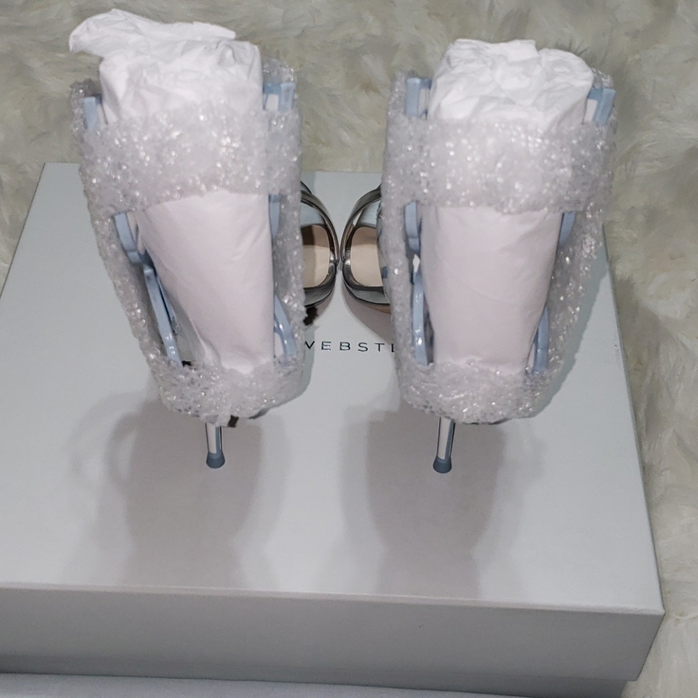 SOPHIA WEBSTER "CHIARA" ICE BRIDAL SANDALS - Picture 3 of 10